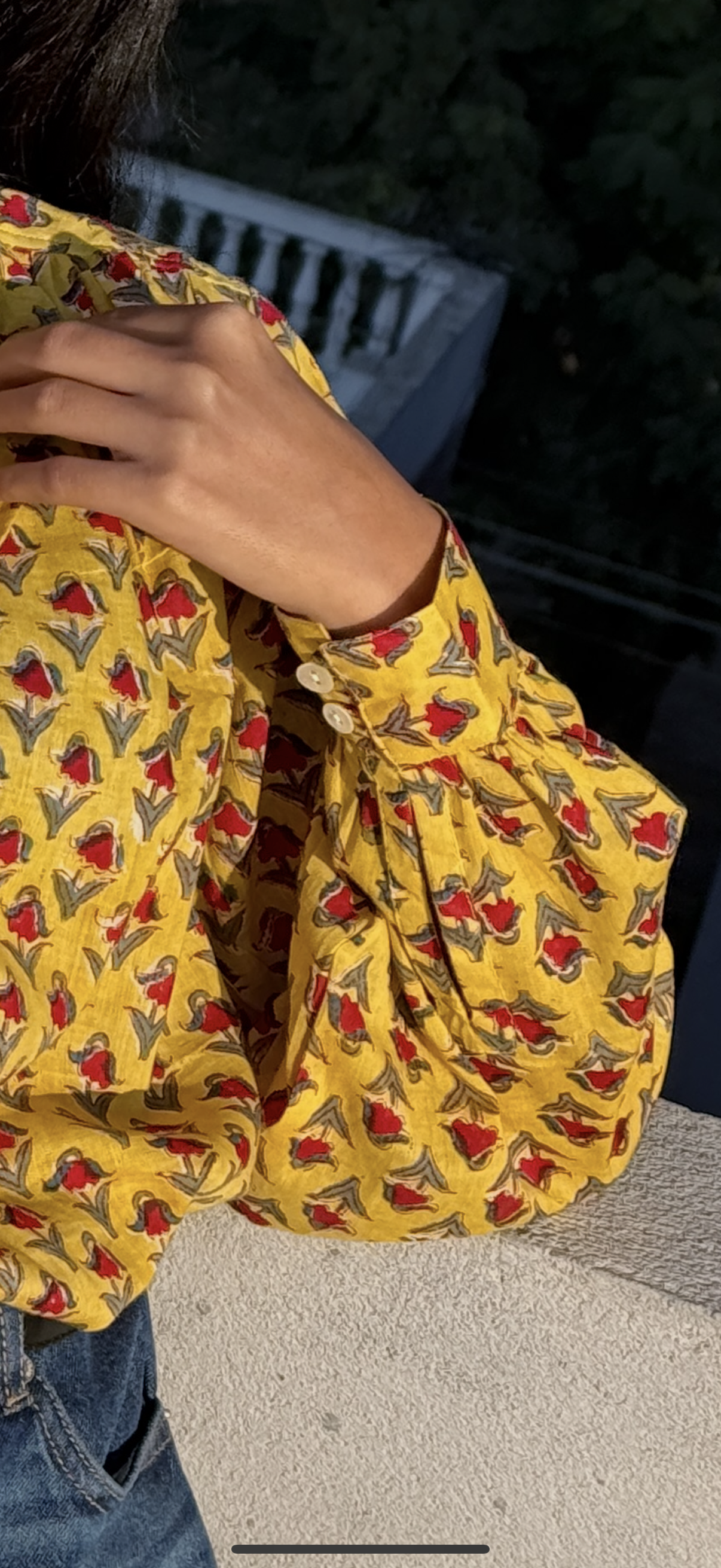 Sunshine Yellow Mul Cotton Shirt