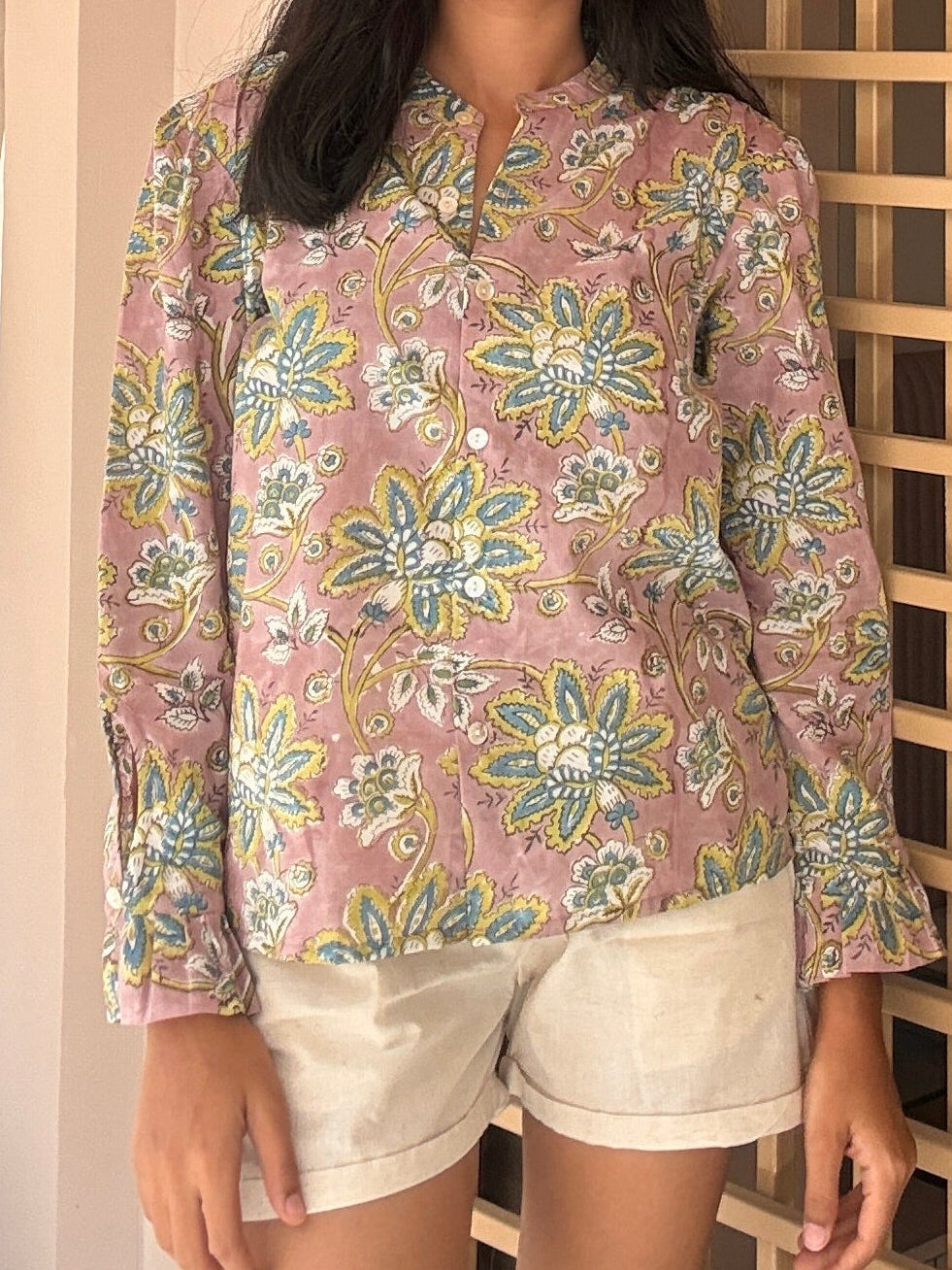 Mitti Hand Block Printed Shirt