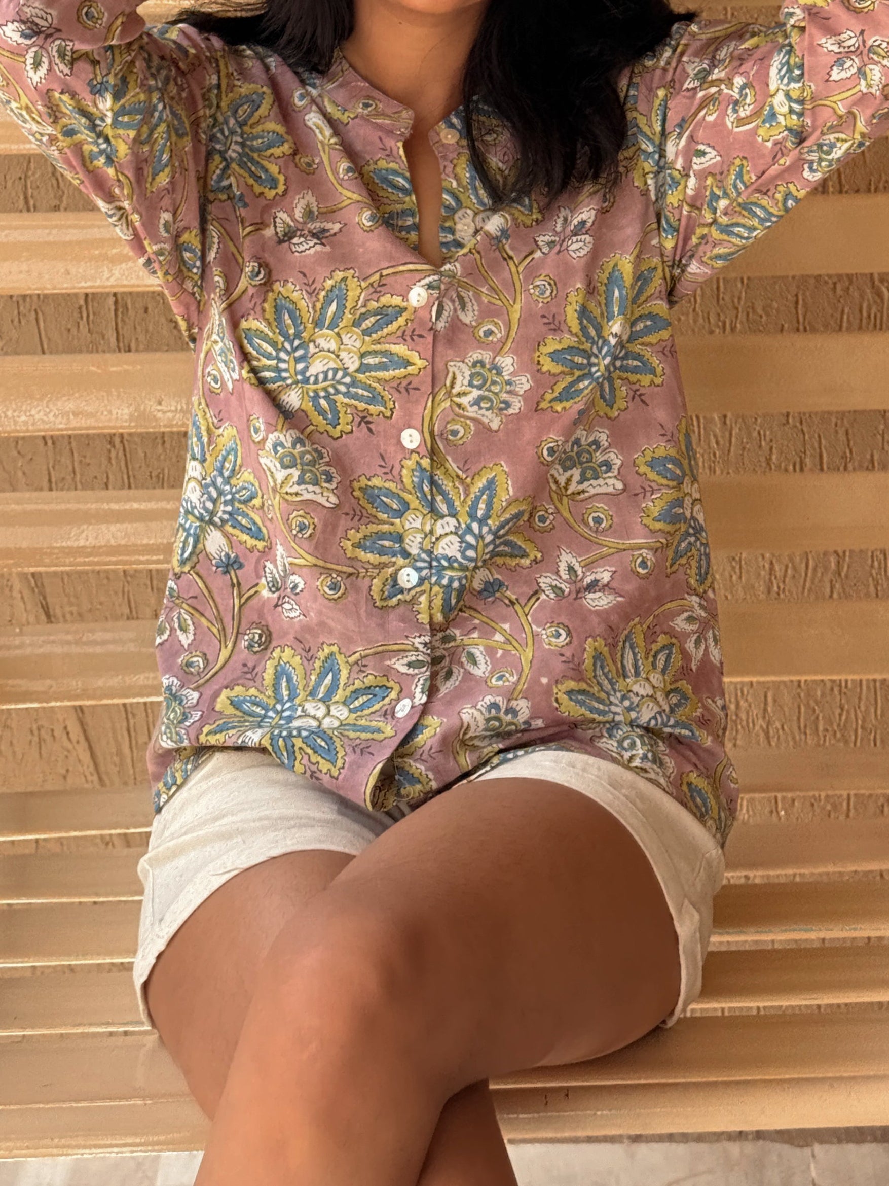 Mitti Hand Block Printed Shirt
