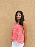 Trishna Hand Block Print Halter Top